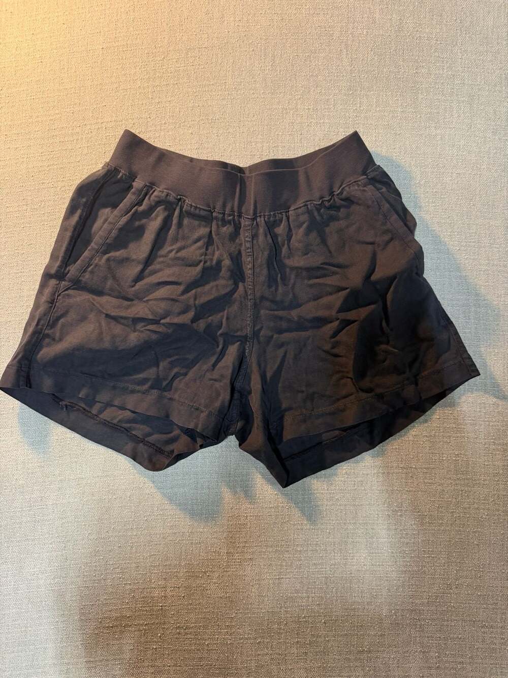 Faherty Brand Black Pull-On Everyday Shorts